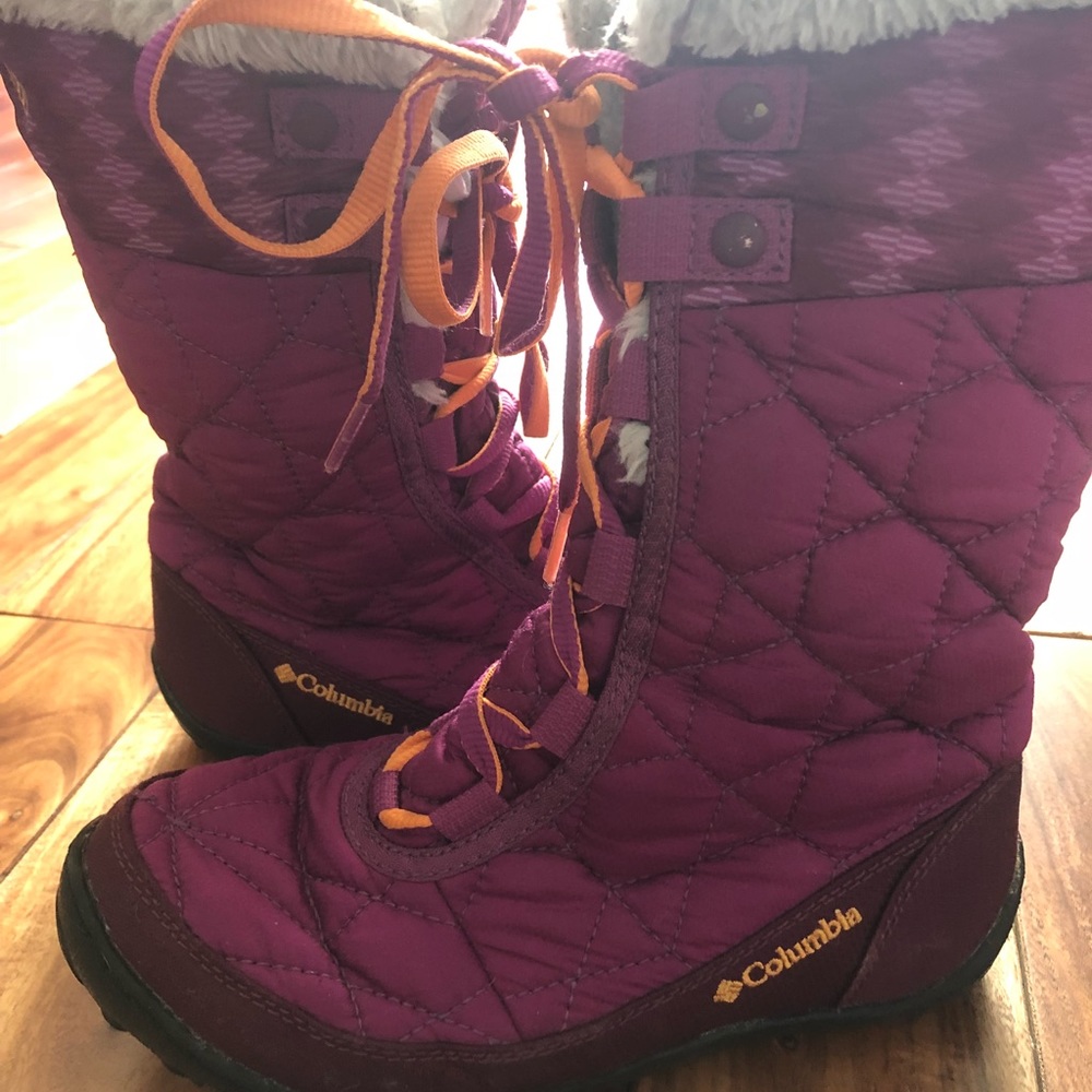 Girls Columbia snow boots